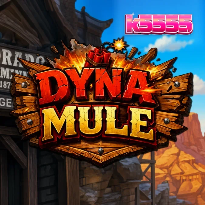 Tampilan visual slot Dyna Mule dengan tema tambang dan simbol dinamis.